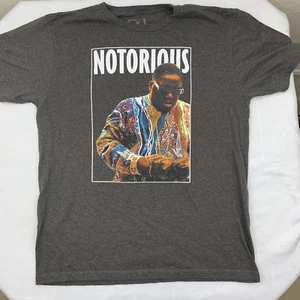 Notorious B.I.G. Herren Women’s Size Large Rap Hip Hop Musik Shirt grau - Bild 1 von 7