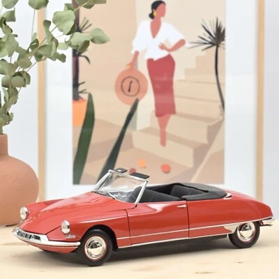 Citroën DS 19 Cabrio 1/18 1961 Rosso Corallo - NOREV 181599 - Immagine 1 di 3