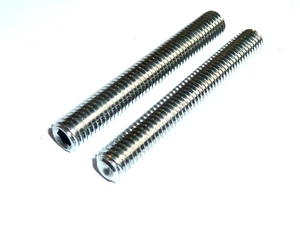 M8 X 60 Enchufe GRUB Tornillo Punta de Copa Lisa A2 Acero Inoxidable Juego de Tornillos Paquete de 2 - Imagen 1 de 5