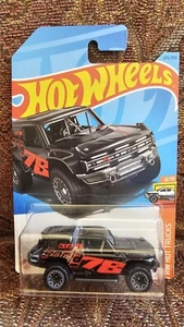 Hot Wheels 2023 224/250 Ford Bronco R BLACK 8/10 Hot Trucks - Picture 1 of 3