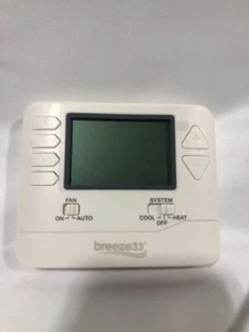 breeze33 BZ33-201P Wired Thermostat Programmable 2 Heat / 1 Cold 5-1-1 7 Day - Picture 1 of 6