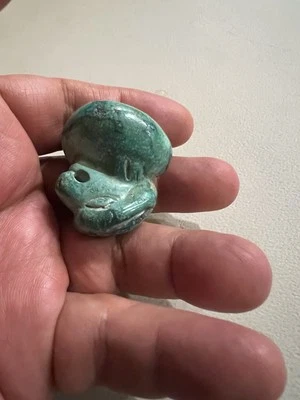 Fino grupo chino Qing tallado turquesa de madre perro y cachorro c. 1870 Foto 1 de 4