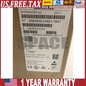 NEW SIEMENS 6SE6420-2AB21-1BA1 Inverter 6SE6 420-2AB21-1BA1 US FREE TAX - Picture 1 of 1