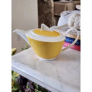 Villeroy & Boch Easy Collection, Wonderful World Yellow Teapot, MCM Fine China - Picture 1 of 10