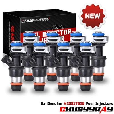 8x 25317628 Fuel Injectors For 2003-2007 Chevrolet Express 1500 5.3L V8 - Image 1 of 4