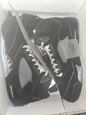 Talla 14 - Air Jordan 5 Retro OG Negro Metálico Reimaginado Foto 1 de 4