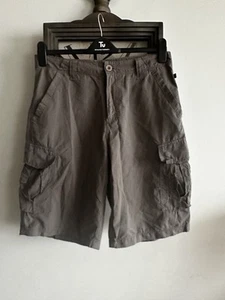 No Fear Cargo Shorts Men Adult Size 32 Grey Long Multi Pockets Skateboarding - Picture 1 of 14