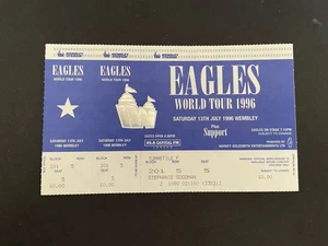 Eagles Ticket Wembley Stadium 1996 Complete - Picture 1 of 1