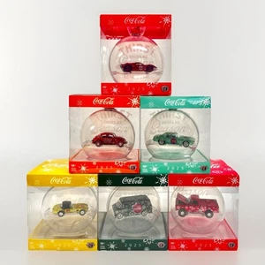 NEW M2 Machines 2025 Coca-Cola Christmas Ornaments, Lot Of 6 Walmart Exclusive - Picture 1 of 11