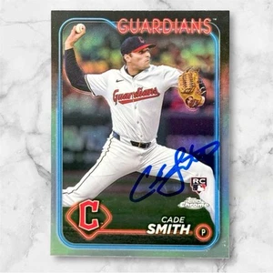 Cade Smith signiert 2024 Topps Chrome Update Rookie RC Refractor Auto #USC188 - Bild 1 von 1
