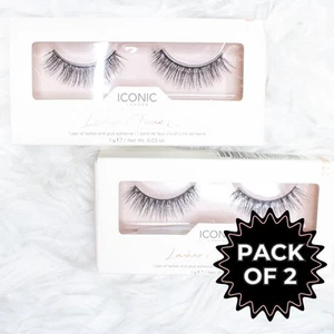 Iconic London Main Character False Lashes Long Faux Minx Eyelashes 2er Pack - Bild 1 von 4