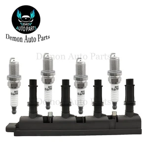 1pcs Ignition Coil and 4pcs Spark Plug For 2013-2021 Buick Encore 1.4L L4 - Picture 1 of 8
