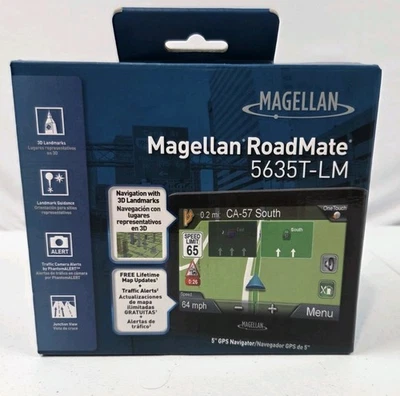 Magellan RoadMate 5635T-LM 5” GPS Navigator New Sealed - Image 1 of 4