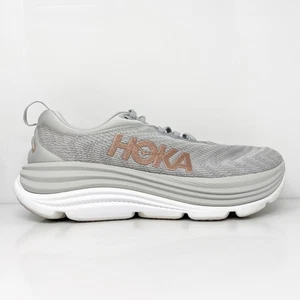 Hoka One One Womens Gaviota 5 1134235 HMRG Gray Running Shoes Sneakers Size 10 B - Picture 1 of 12