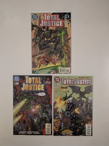 Juego Completo DC Comics Total Justice #1 2 3 Batman Robin Flash Linterna Verde - Imagen 1 de 4