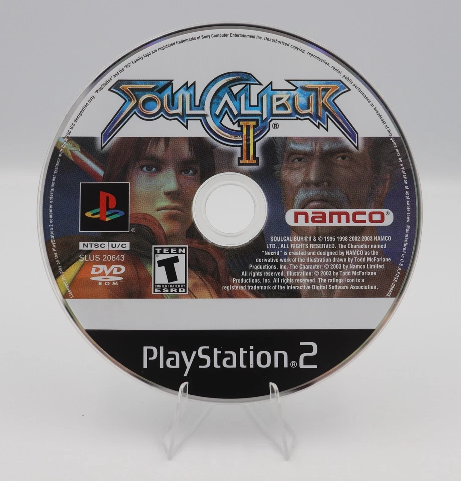 Soul Calibur II 2 PlayStation 2 PS2 Game (Disc Only) Used NO US TARIFFS - Image 1 of 1