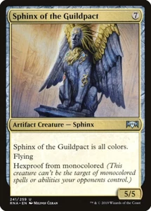 MTG 2019 SPHINX OF GUILDPACT - ARTIFACT CREATURE - Magic Gathering Karte UNCOMMON - Bild 1 von 2
