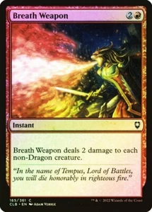 Breath Weapon FOIL - 165/361 - Common - Commander Legends CLB MTG - Picture 1 of 1