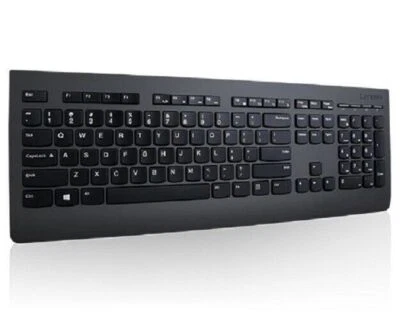 Lenovo 4X30H56841 Professional Wireless Keyboard - RF - USB Interface Multimedia - Image 1 of 2