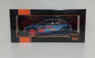 MODELLINO 1:18 AUTO RALLY IXO HYUNDAI i20 WRC NEUVILLE MONTE CARLO 2018 DIE CAST - Immagine 1 di 4