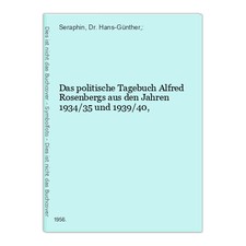Das politische Tagebuch Alfred Rosenbergs aus den Jahren 1934/35 und 1939/40, Se