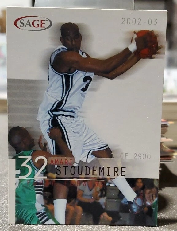 2002 SAGE Phoenix Suns Basketball Card #29 Amare Stoudemire /2900 - Image 1 of 2