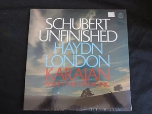 SCHUBERT/HAYDN, Unfinished/London Karajan Stereo/Quad New Sealed LP FREE SHIP - Picture 1 of 2