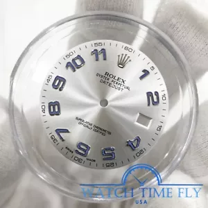 Rolex Oyster Perpetual Datejust II Watch Grey Arabic Dial For 116300 & 116334 - Picture 1 of 5