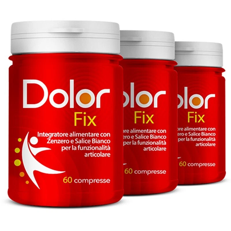 DolorFix 3X1 Integratore NATURALE per Dolori Articolari Azione Antinfiammatoria - Immagine 1 di 4