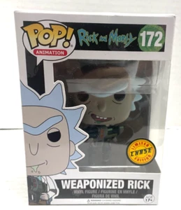 Funko Pop! Rick and Morty Rick armado (Chase) #172 con protector de plástico - Imagen 1 de 10