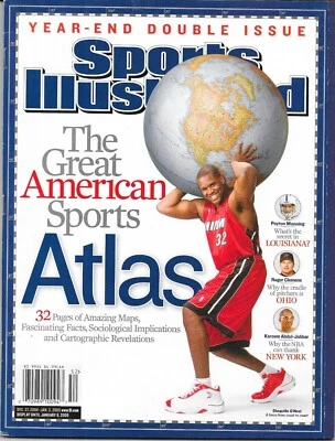 Sports Illustrated 2004 ATLAS American SHAQ O'NEAL Miami Heat Quiosco Como Nuevo en Caja Foto 1 de 2