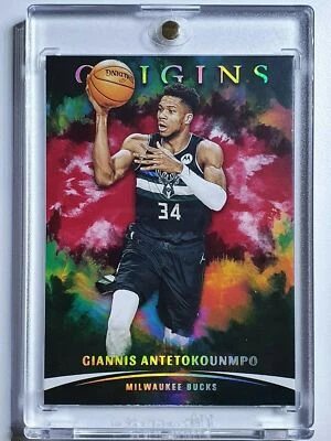 Panini Origins 2021 Giannis Antetokounmpo #34 edición roja - listo para calificar Foto 1 de 2