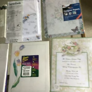 Geographics Holiday ,Floral paper 500 sheets & envelopes business cards + NEW - Picture 1 of 10