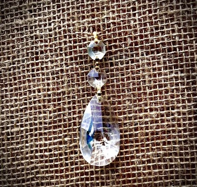 Swarovski Crystal Teardrop With Beads  Chandelier Part Pendant Sun catcher - Image 1 of 2