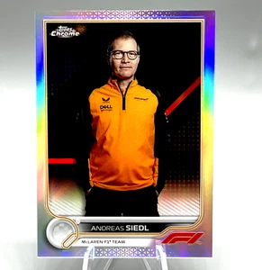 2022 Chrome Formula 1 Racing Refractor F1 Crew Team #104 Andreas Seidl - Picture 1 of 2