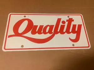 Qualitäts Autohaus Booster Kennzeichen Schild Werbung - Bild 1 von 2