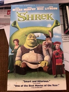 Shrek Special Edition VHS Video- Rare - Cardboard Case 2001 Dreamworks - Picture 1 of 3