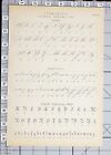 1886 Imprimé Penmanship Allemand Écriture Captials Taille S Lettres Engrossing