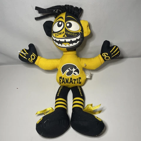 Vintage Iowa Fanatic Plush Cover