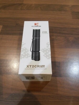 Klarus XT2CR Pro Tactical Extreme Output Flashlight 2100 Lm BNIB - Image 1 of 2