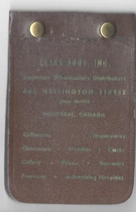 1950 ELIAS BROS. INC IMPORTERS WHOLESALERS DISTRIBUTERS MONTREAL NOTE PAD+CALEND - Picture 1 of 2