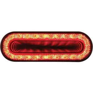 Luz LED de parada, cola y señal de giro roja ovalada Mirage UP 36664 - 6 pulgadas - Imagen 1 de 4
