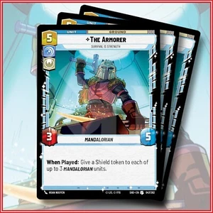 Star Wars Unlimited TCG: The Armorer Survival Is Strength 047/262 x3 UCSHD - Imagen 1 de 2