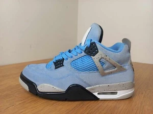 Nike Air Jordan 4 Retro UNIVERSIDAD AZUL UNC Tenis de Baloncesto Entrenadores Reino Unido 7.5 - Imagen 1 de 10