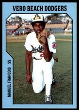 1985 TCMA Vero Beach Dodgers Manuel Francois Vero Beach Dodgers #5
