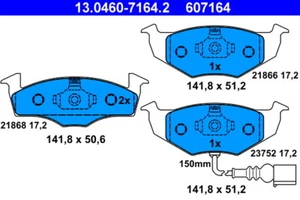 Series Brake Pads 607164 13.0460-7164 Set Pills Brakes - Imagen 1 de 2