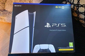 Sony PlayStation 5 Slim Digital Edition 1TB White Game Console - Picture 1 of 5