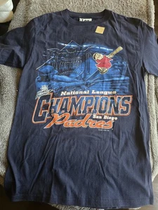 Vintage 1998 MBL San Diego Padres National League Champions T-Shirt XL - Picture 1 of 4