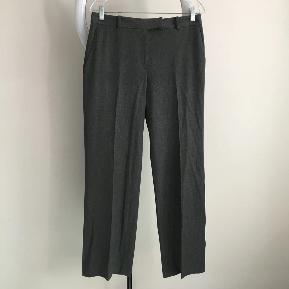 Pantalón de vestir 346 Brooks Brothers gris oscuro calce caroline para mujer talla 6 Foto 1 de 4