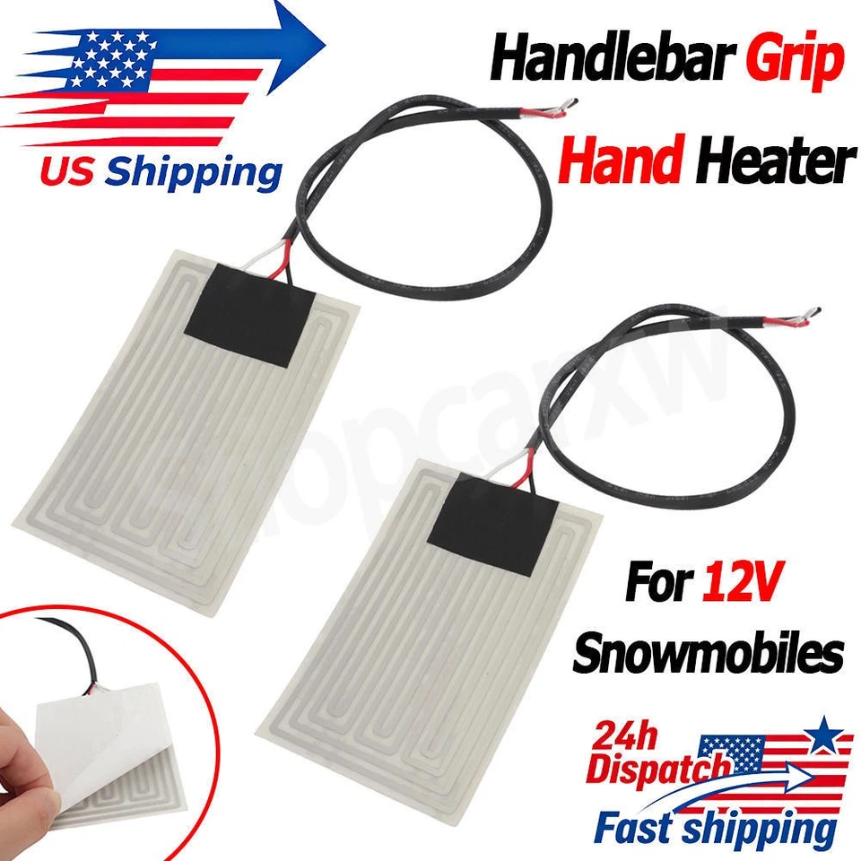 Calentador de manos de alto rendimiento calentador de manillar para moto de nieve Polaris Ski-Doo 12V ATV Foto 1 de 4